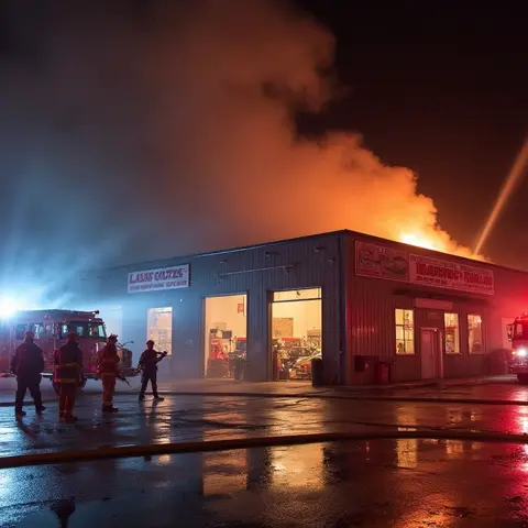 Breaking: Fire Strikes Glen Burnie Transmissions - Local Repair Shop