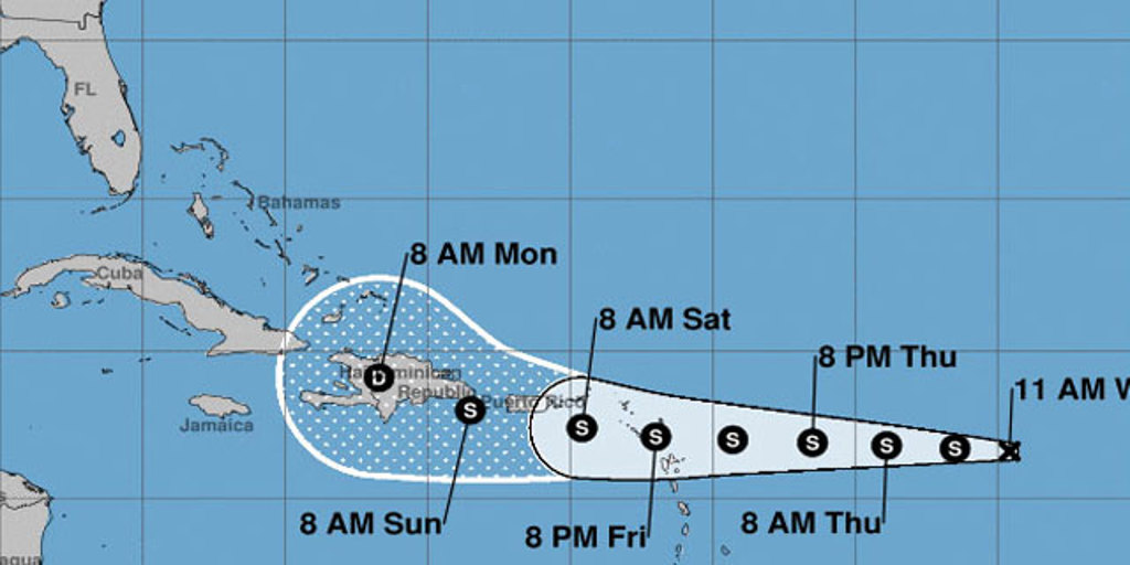 Tropical depression forms in Atlantic Ocean
