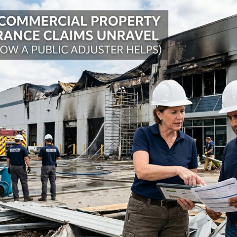 Why Property Insurance Claims Often Fail the First Time—And Why You Need a Public Adjuster
