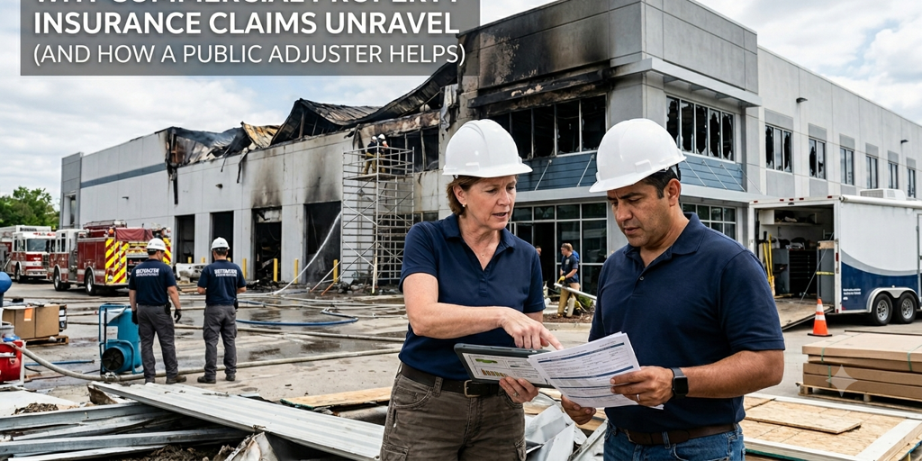 Supporting image for Why Property Insurance Claims Often Fail the First Time — And Why You Need a Public Adjuster