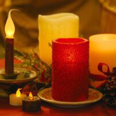 Christmas tree and holiday candle fire safety tips