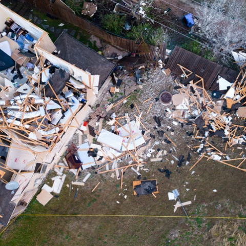 Deadly tornadoes swept through Indiana