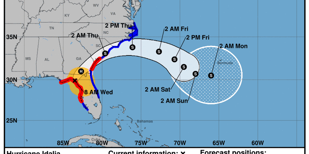 Hurricane Idalia makes landfall as a Category 3 storm