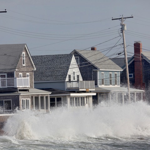 Most dangerous and destructive part of a hurricane?