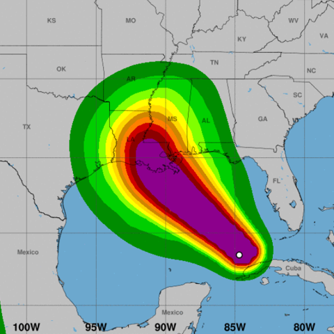 Hurricane Ida takes aim on gulf coast, expected to be Category 4 storm