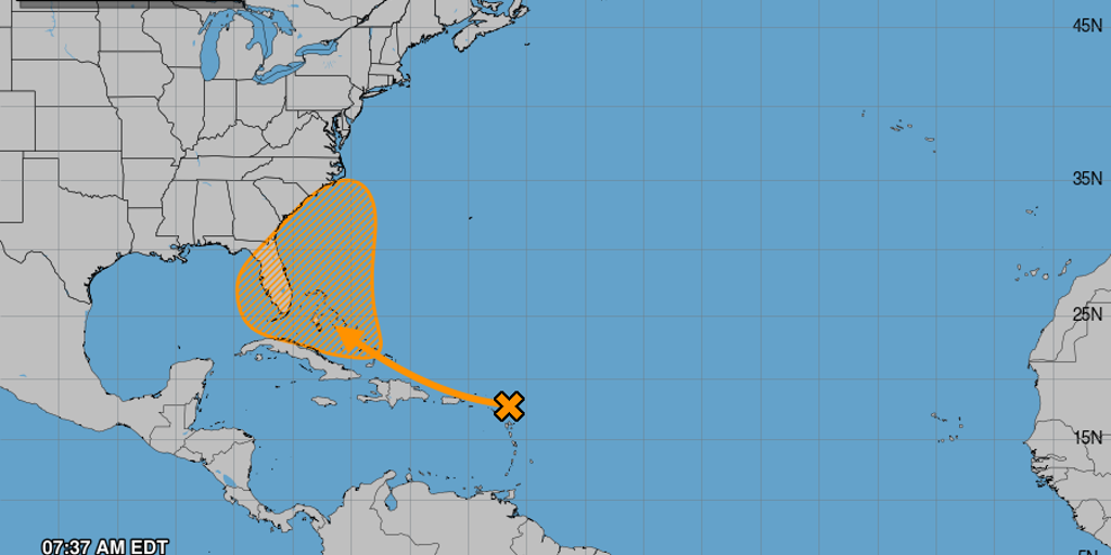 Supporting image for Tropical system may form this weekend near Florida, let's talk insurance claims...